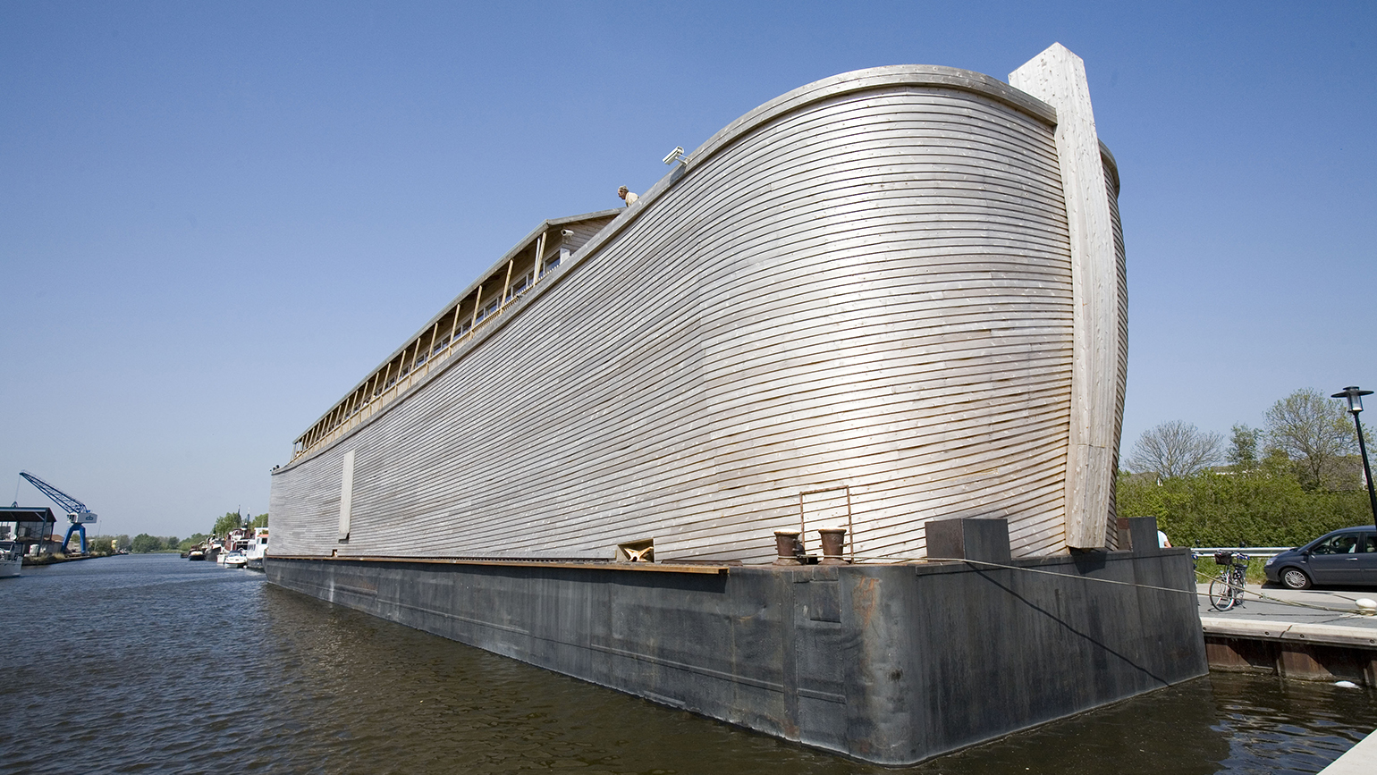 A replica of Noah39s ark was built in the Netherlands in 2007