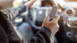 Don't use cell phones or electronics while behind the wheel.