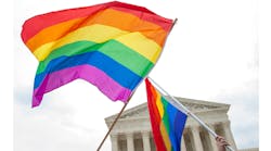 Supreme Court Rainbow Flag