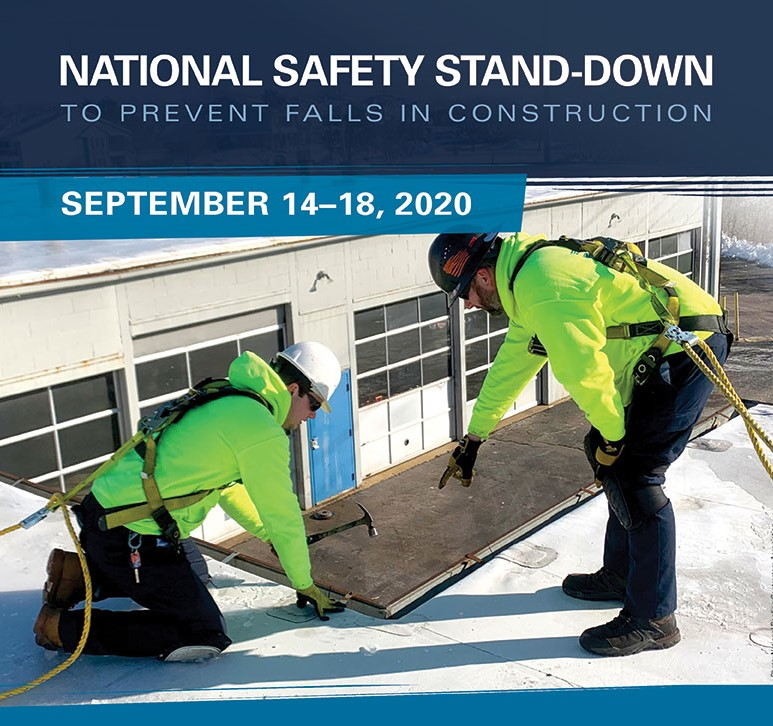 National Safety Stand-Down To Prevent Falls in Construction