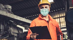 Worker With Facemask Worker With Facemask