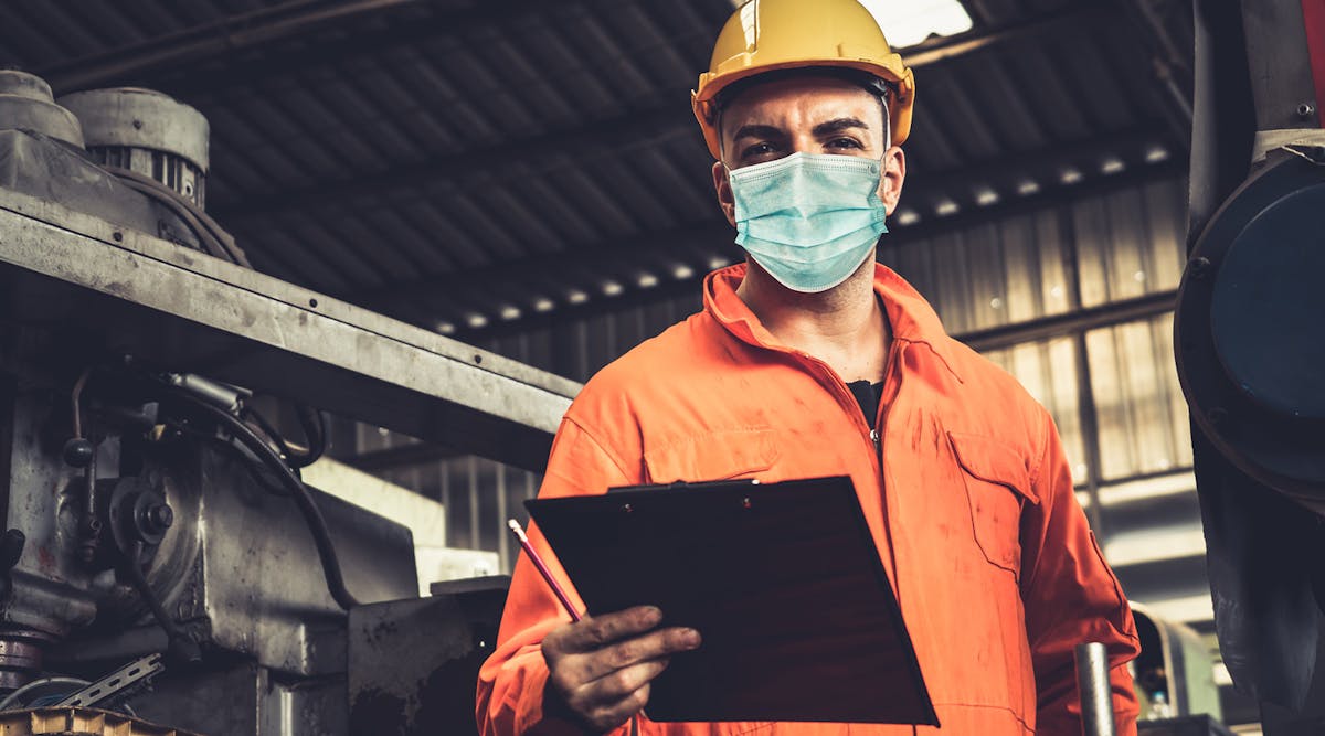 Worker With Facemask Worker With Facemask