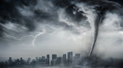 Tornado Approaching City