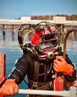 Diver Surfacing Diver Surfacing