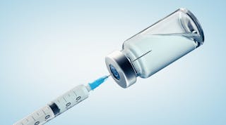 Needle In Vaccine Bottle