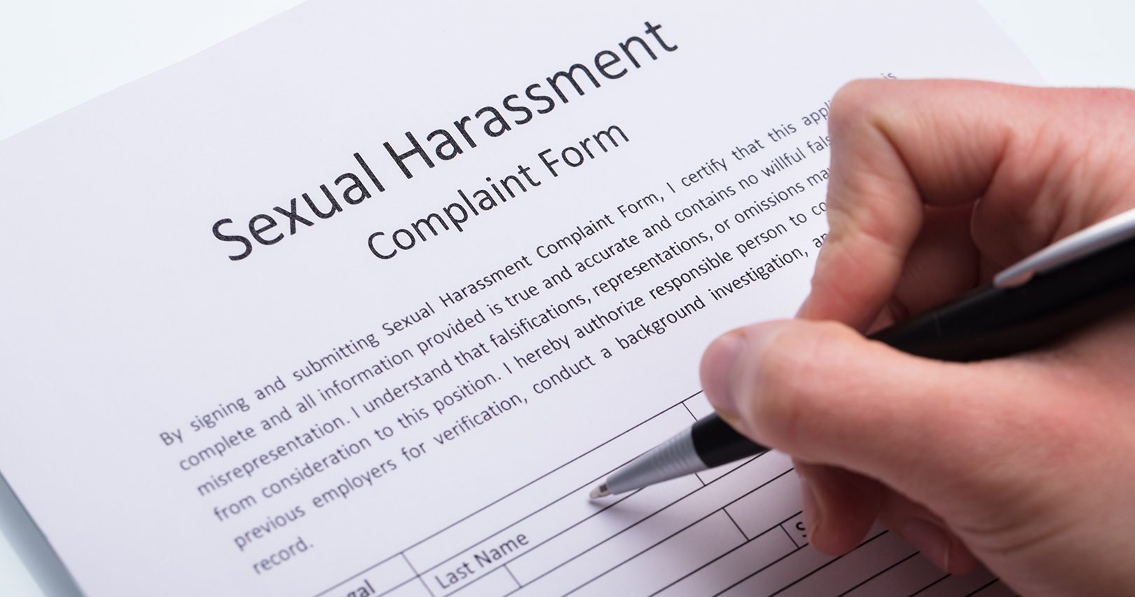 Sexual Harassment Complaint