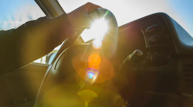 Here comes the sun. That can pose a problem while driving. | EHS Today