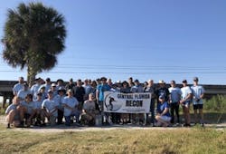 About 40 Nautique employees volunteered to clean up a state park the weekend before Earth Day 2024. About 40 Nautique employees volunteered to clean up a state park the weekend before Earth Day 2024.