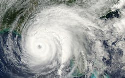 View of Hurricane Milton approaching Florida's Gulf Coast from space View of Hurricane Milton approaching Florida's Gulf Coast from space
