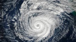 satellite image of a hurricane over the ocean satellite image of a hurricane over the ocean