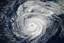 satellite image of a hurricane over the ocean satellite image of a hurricane over the ocean