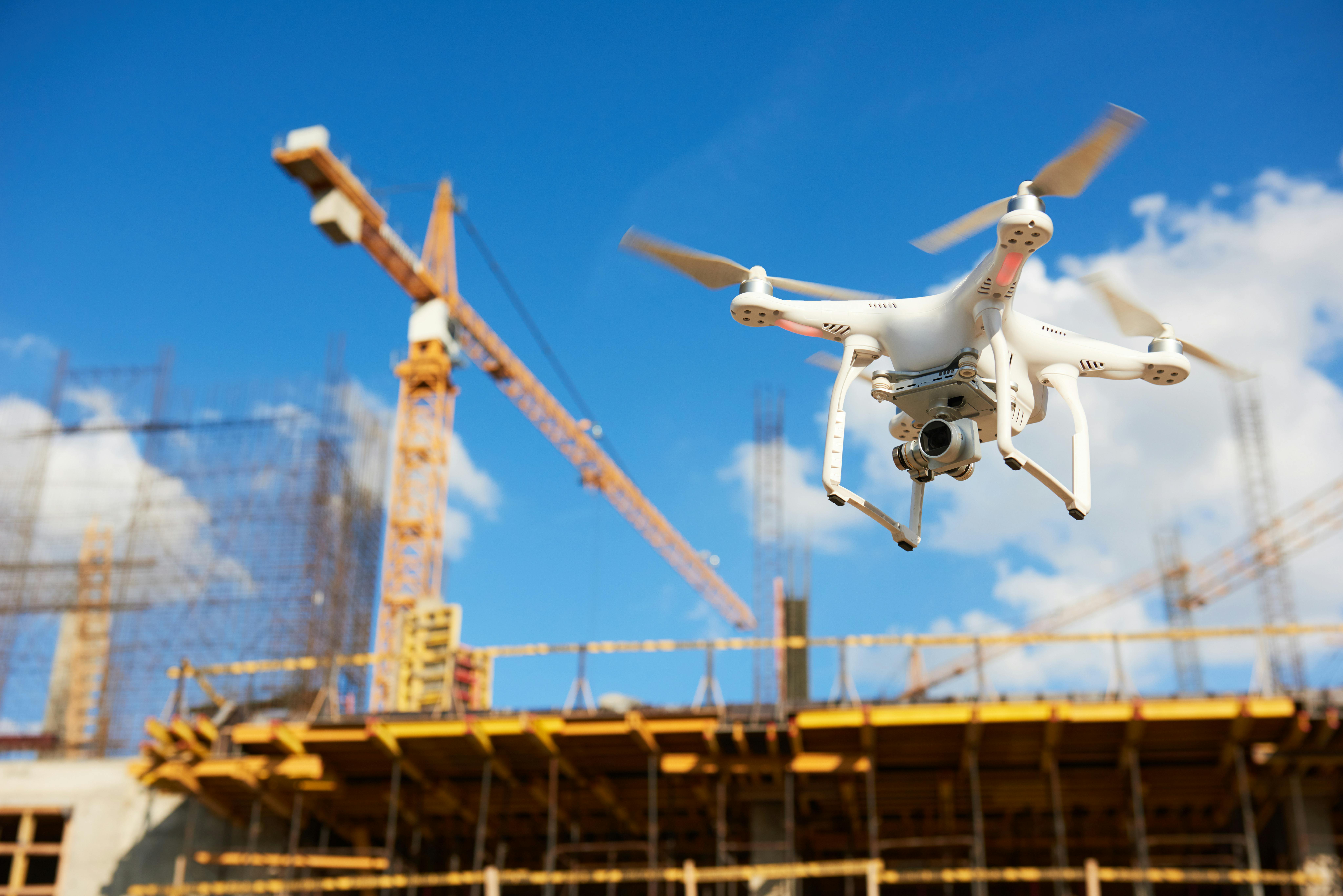 Drone Usage Increases at Construction Sit